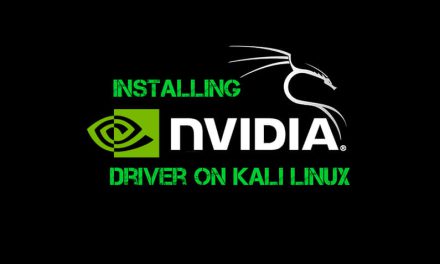 How To Install Nvidia Driver On Kali Linux