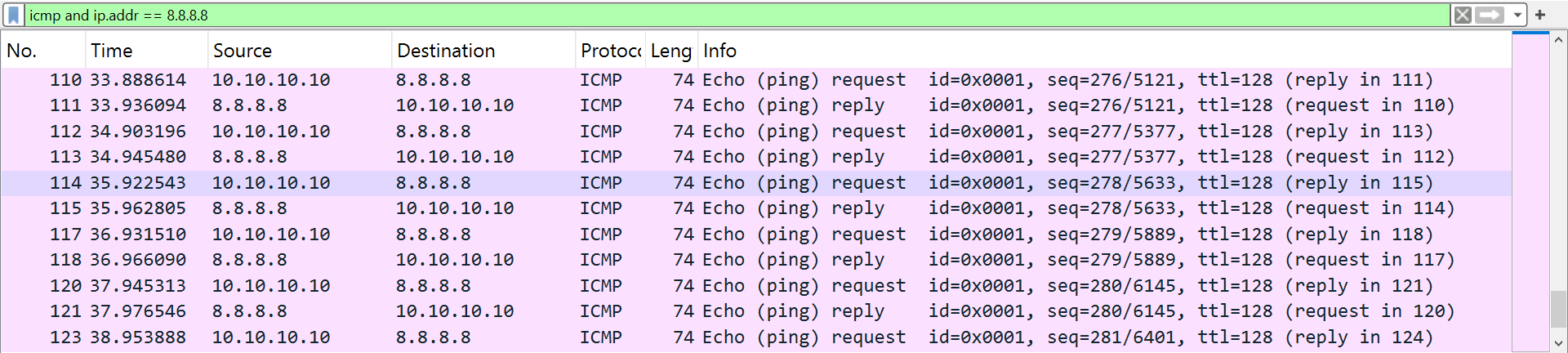LotL Wireshark Ping Fileless Continuous Ping