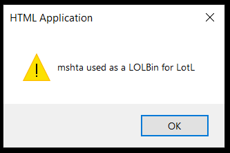 mshta inline js output
